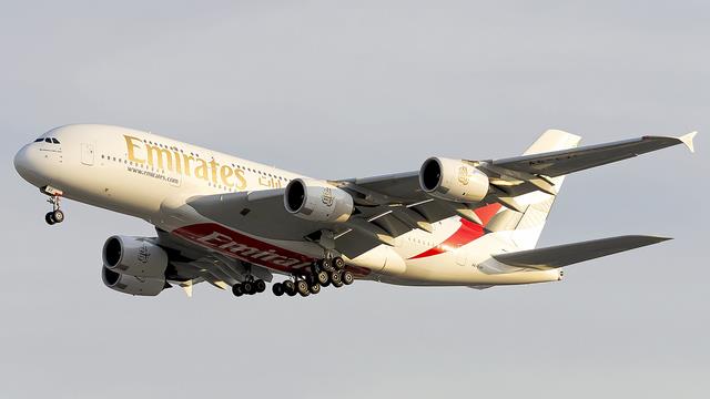 A6-EVF:Airbus A380-800:Emirates Airline